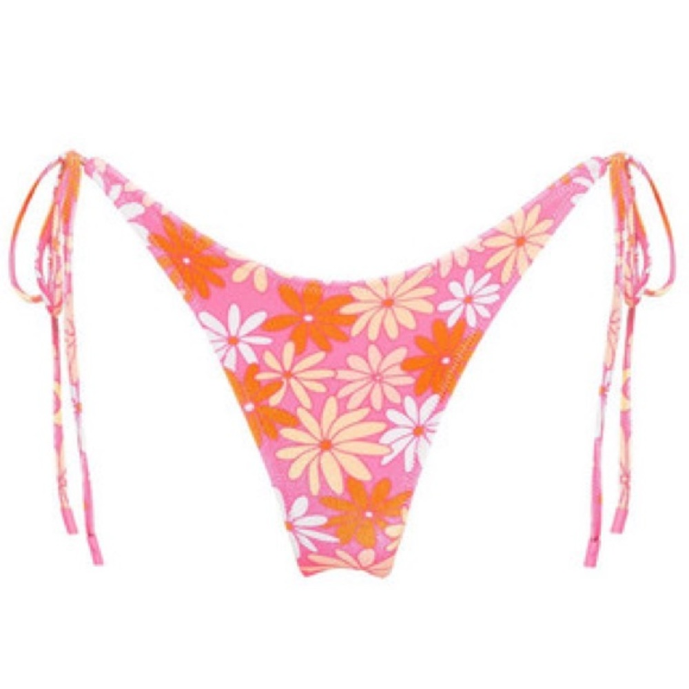 Triangl Vinca in Slushie Velvet Tie Bottoms Only